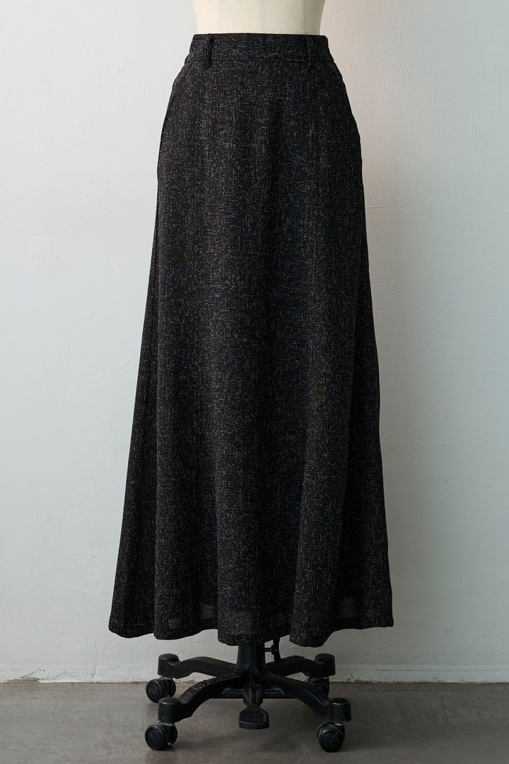 [予約]スラブネップツイードフレアスカート