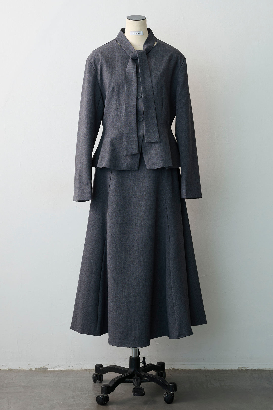 [予約]エフォートレスノーカラージャケットセットアップ