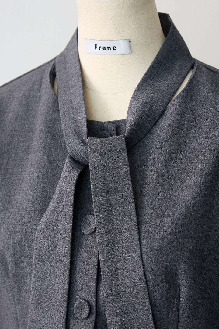 [予約]エフォートレスノーカラージャケットセットアップ