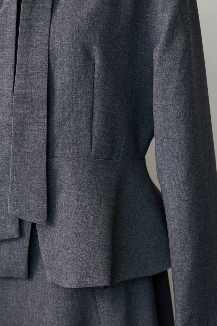 [予約]エフォートレスノーカラージャケットセットアップ