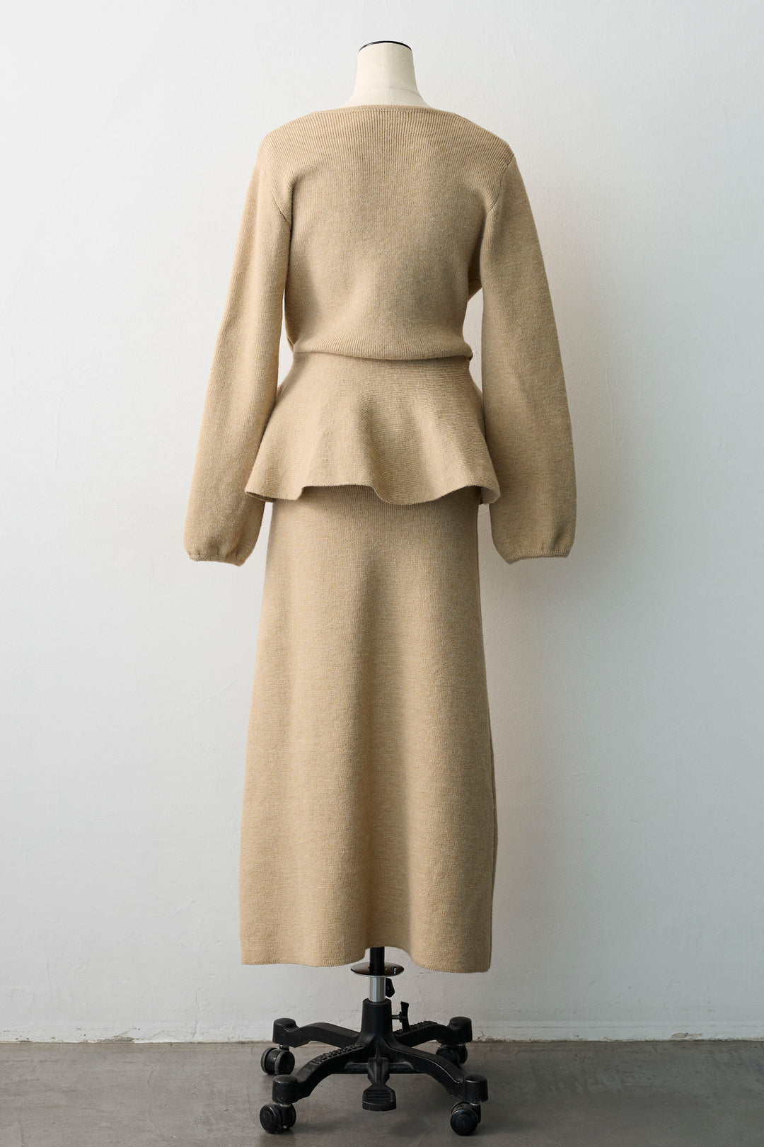 [予約]カシュクールフレアニットスカートセットアップ