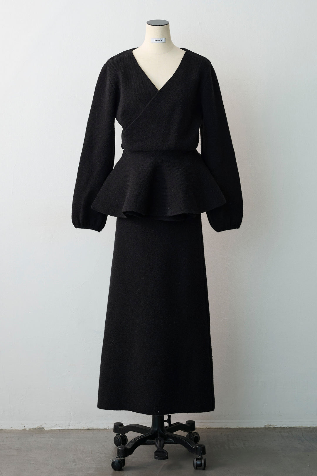 [予約]カシュクールフレアニットスカートセットアップ