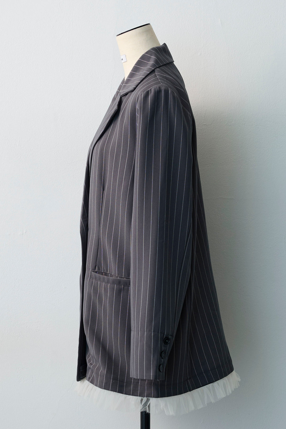 [予約]フリルヘム2wayマニッシュジャケット