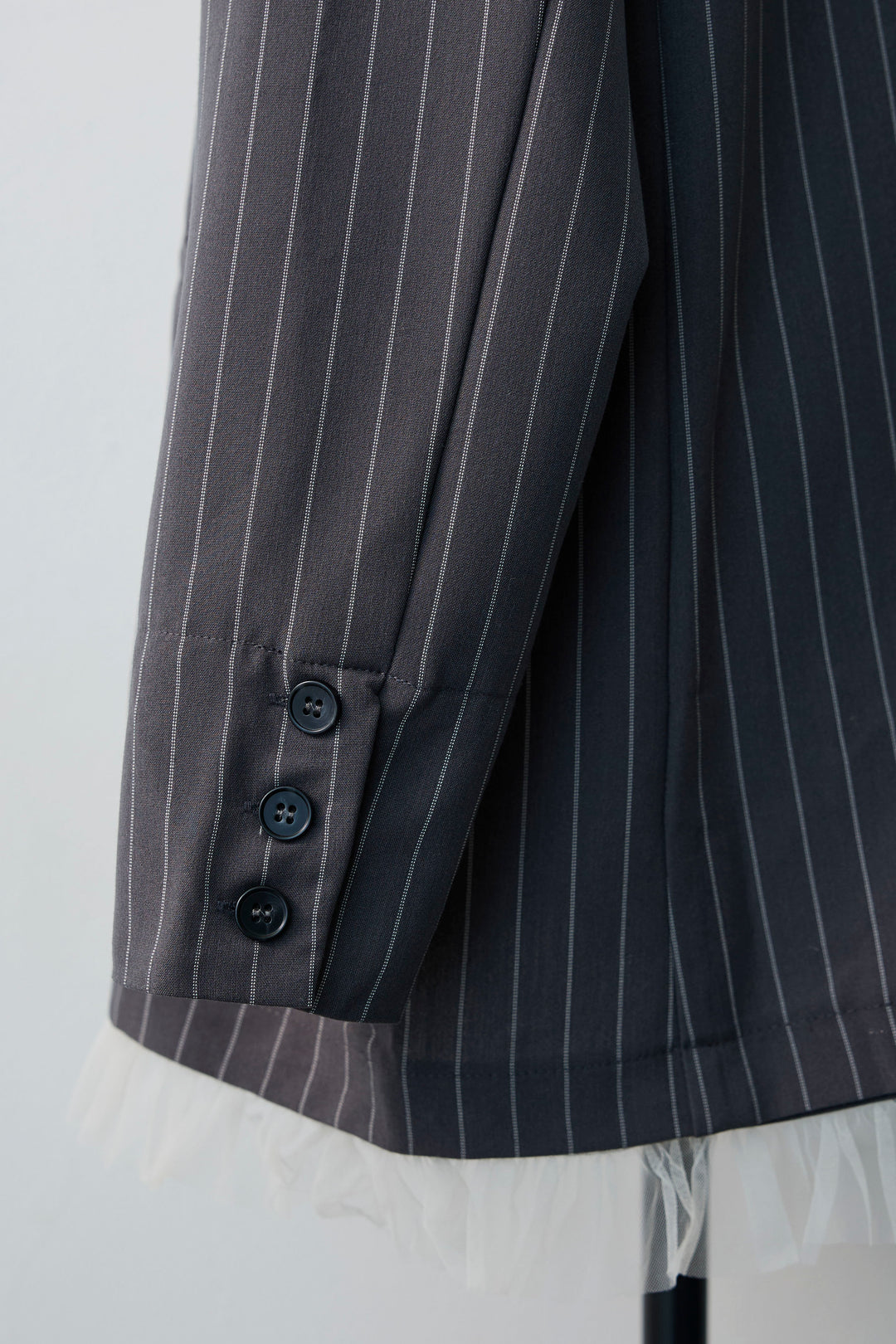 [予約]フリルヘム2wayマニッシュジャケット