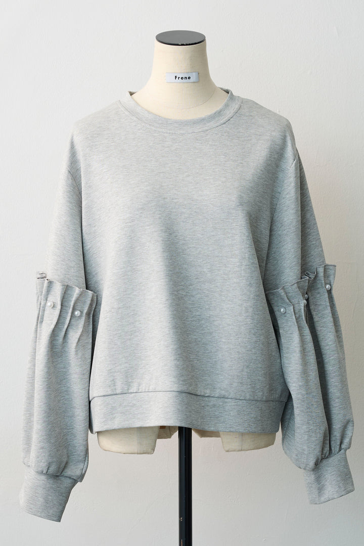 [予約]タックパールスリーブプルオーバー