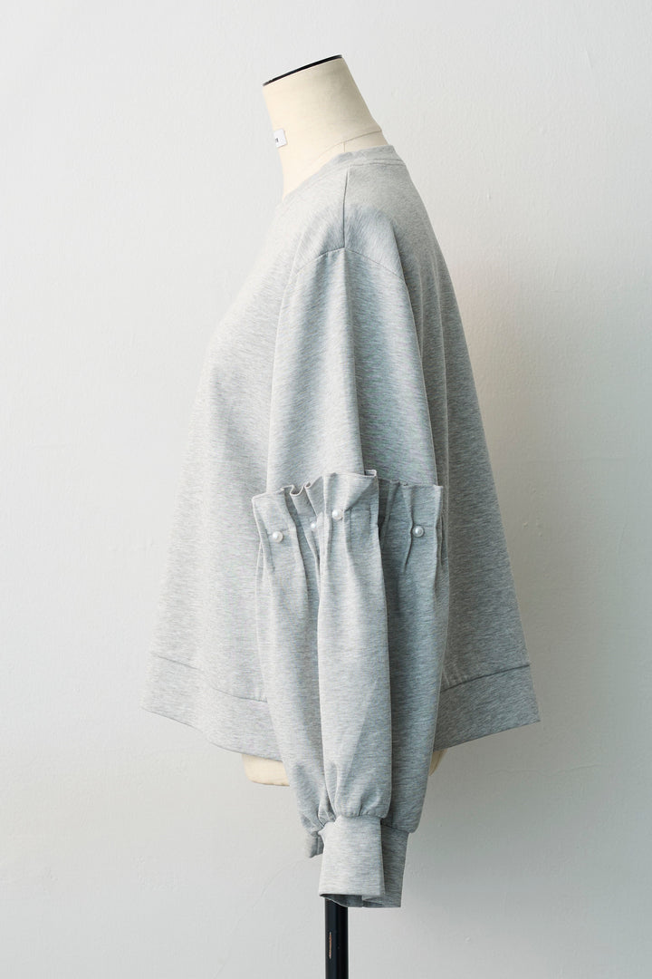 [予約]タックパールスリーブプルオーバー