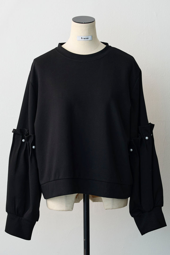 [予約]タックパールスリーブプルオーバー