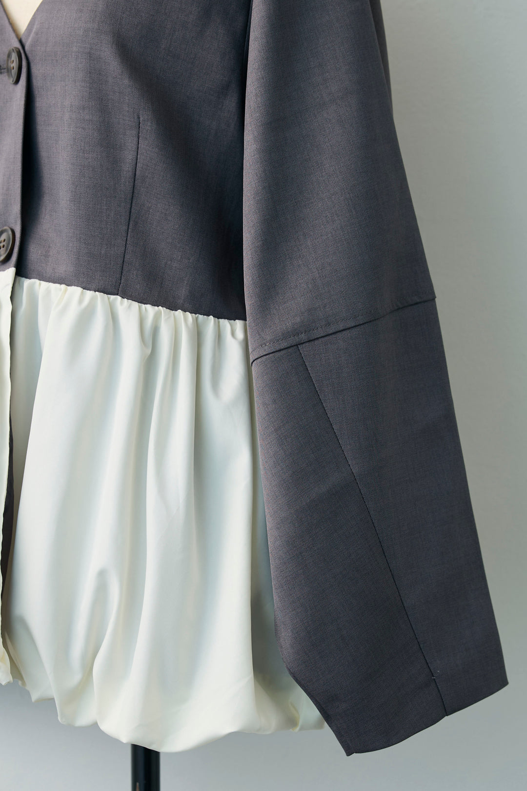 [予約]異素材ミックスバルーンジャケット