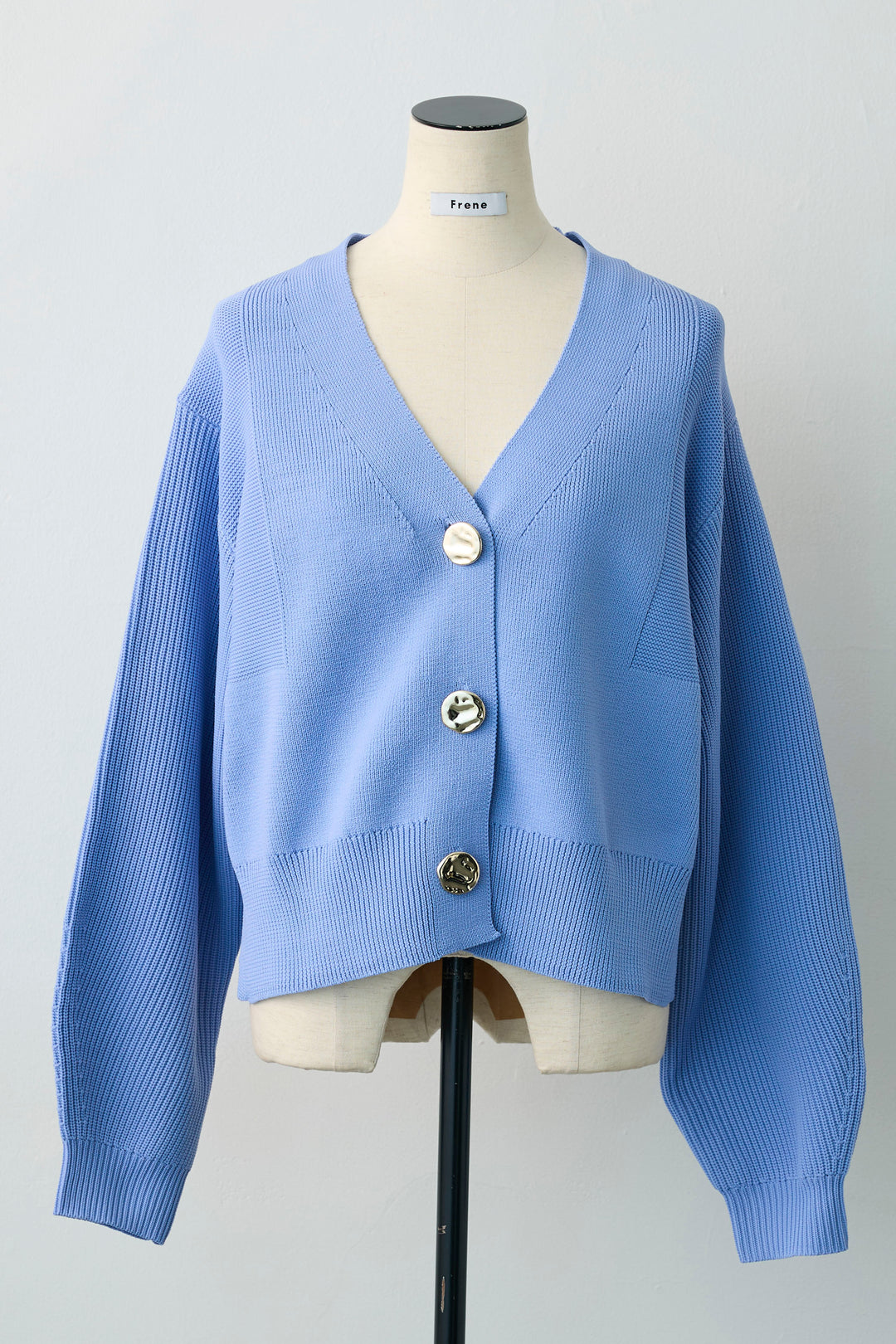 [予約]スポンディッシュBIGボタンクロップドカーデ