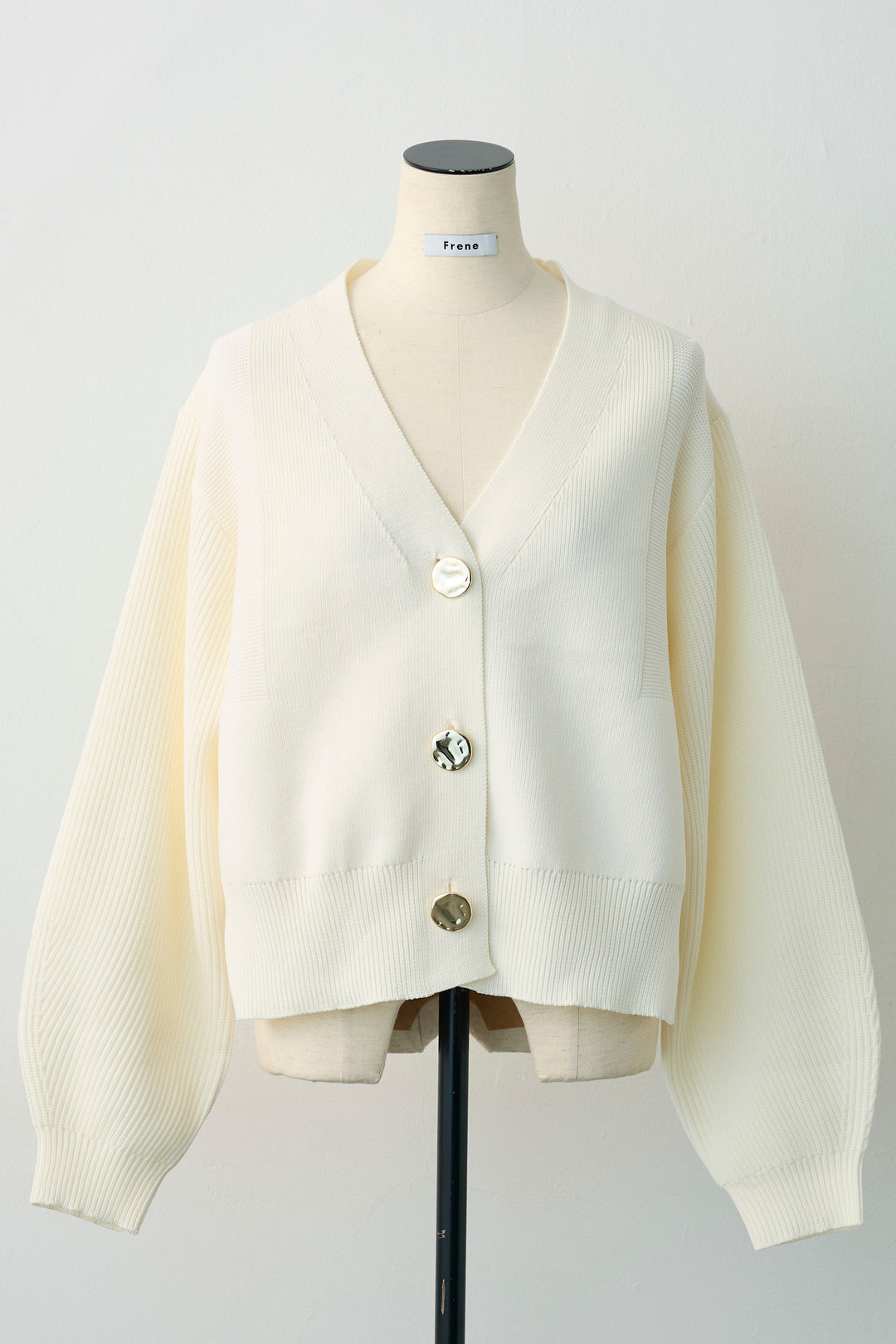 [予約]スポンディッシュBIGボタンクロップドカーデ