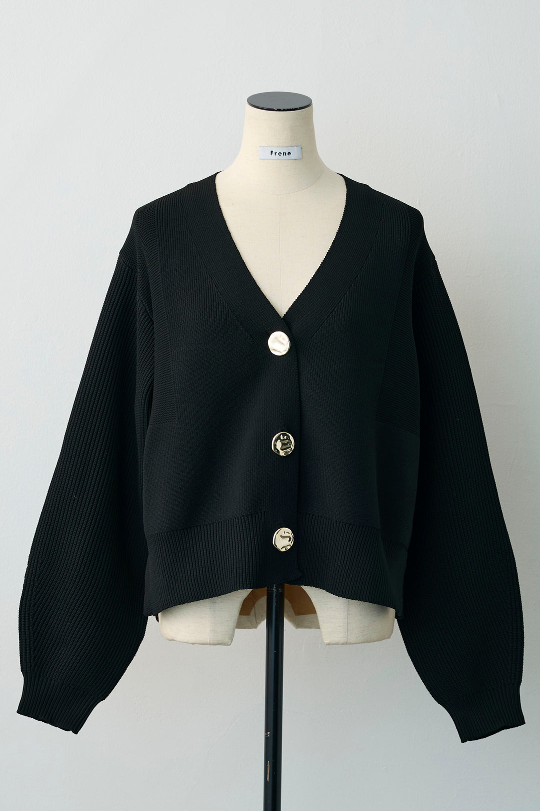 [予約]スポンディッシュBIGボタンクロップドカーデ