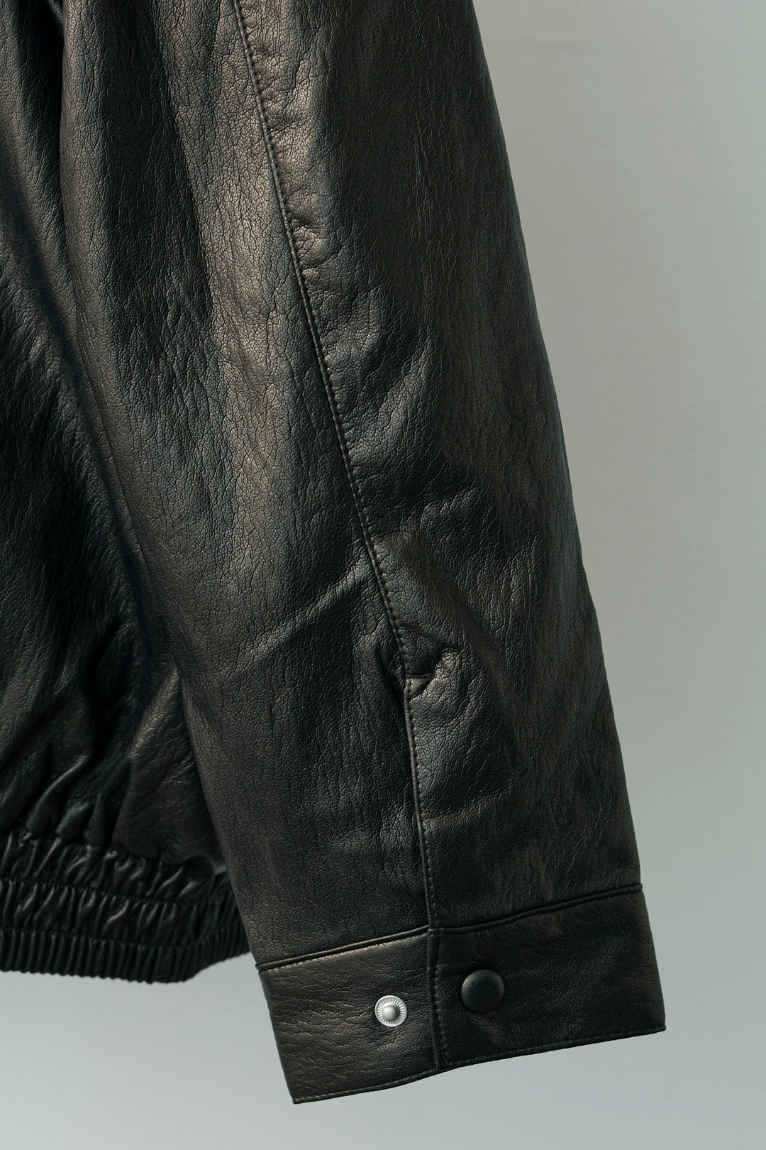 [予約]グロッシーワッシャーレザーライクジャケット