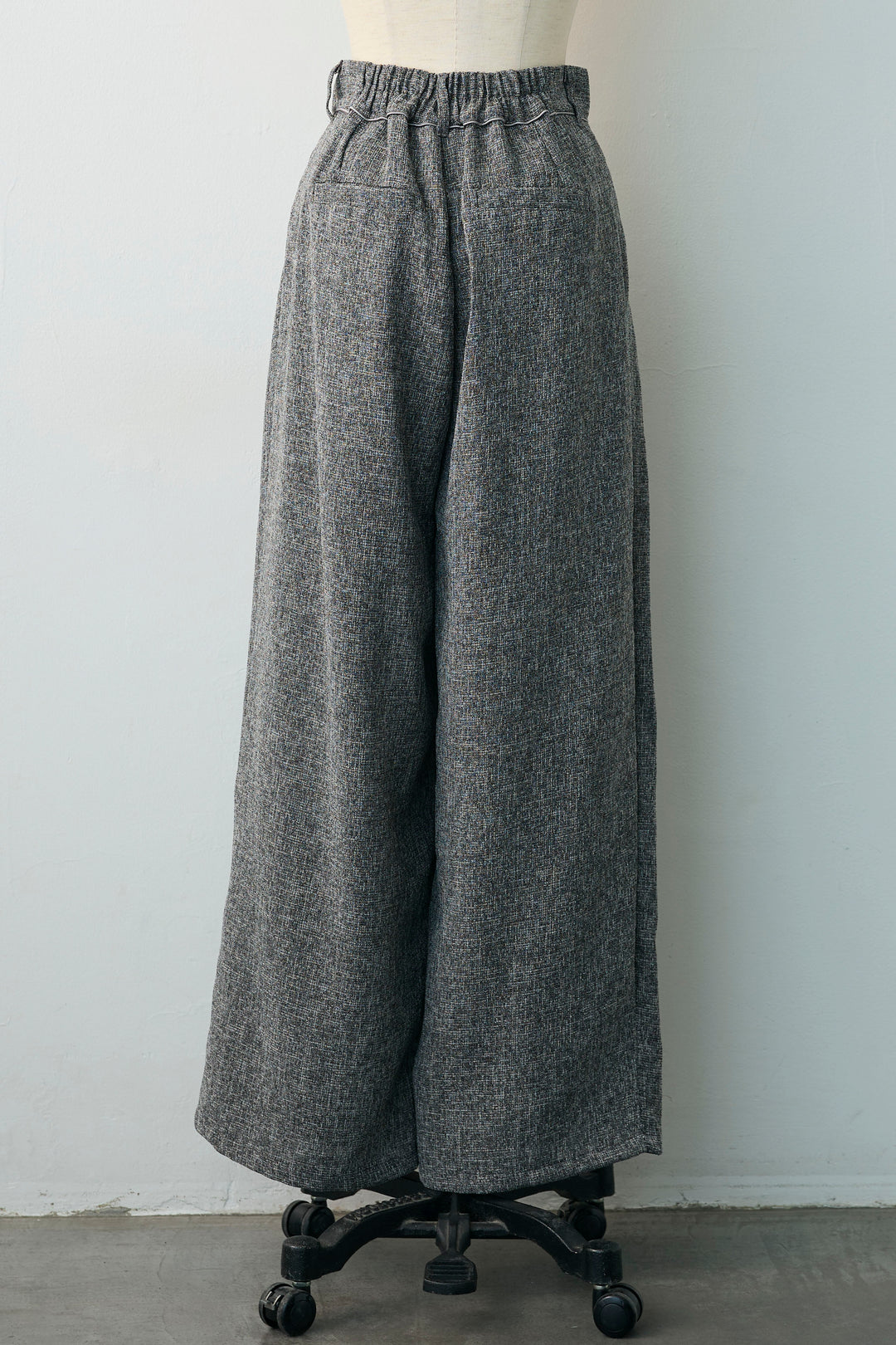 [予約]サマーツイードウエストラインタックパンツ