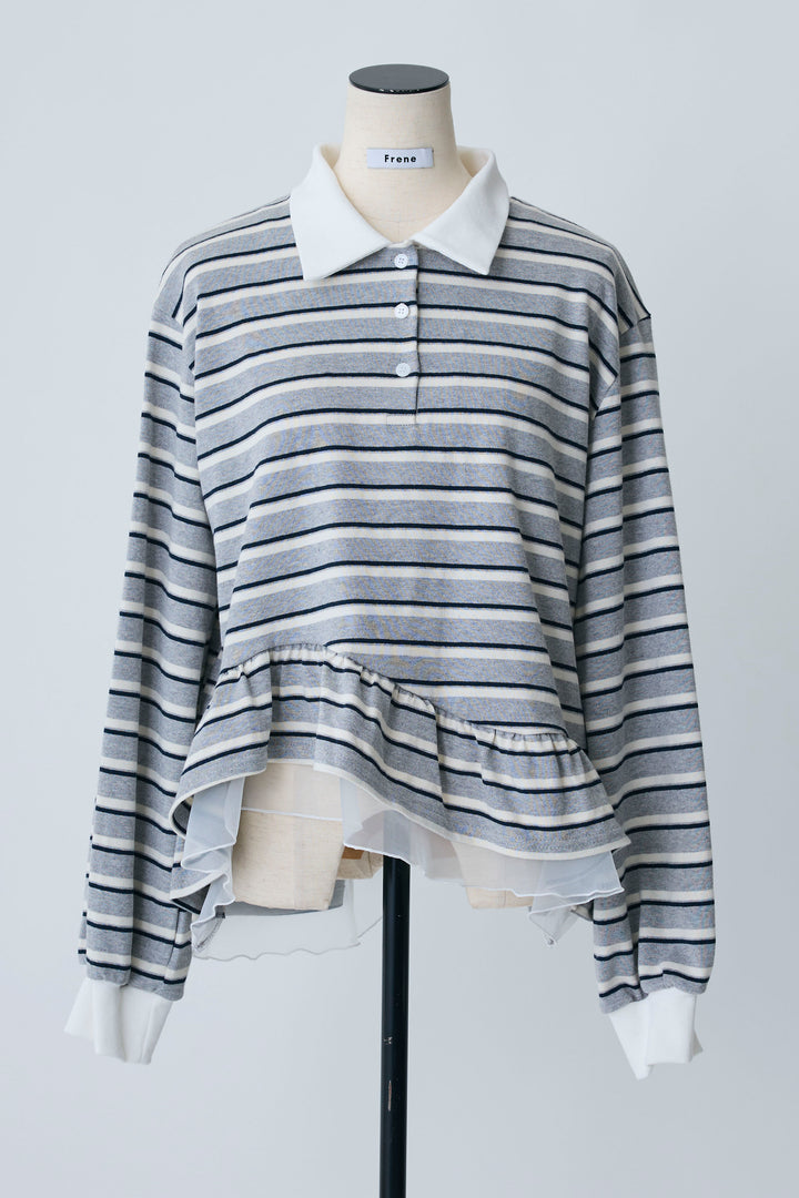 [予約]ドッキングフリルボーダーポロPO