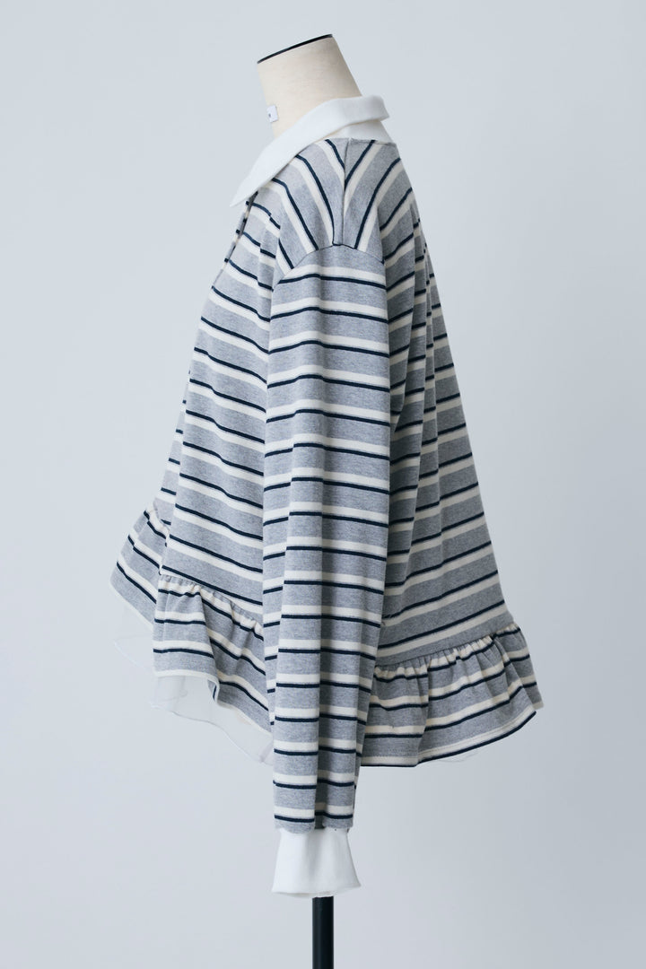 [予約]ドッキングフリルボーダーポロPO