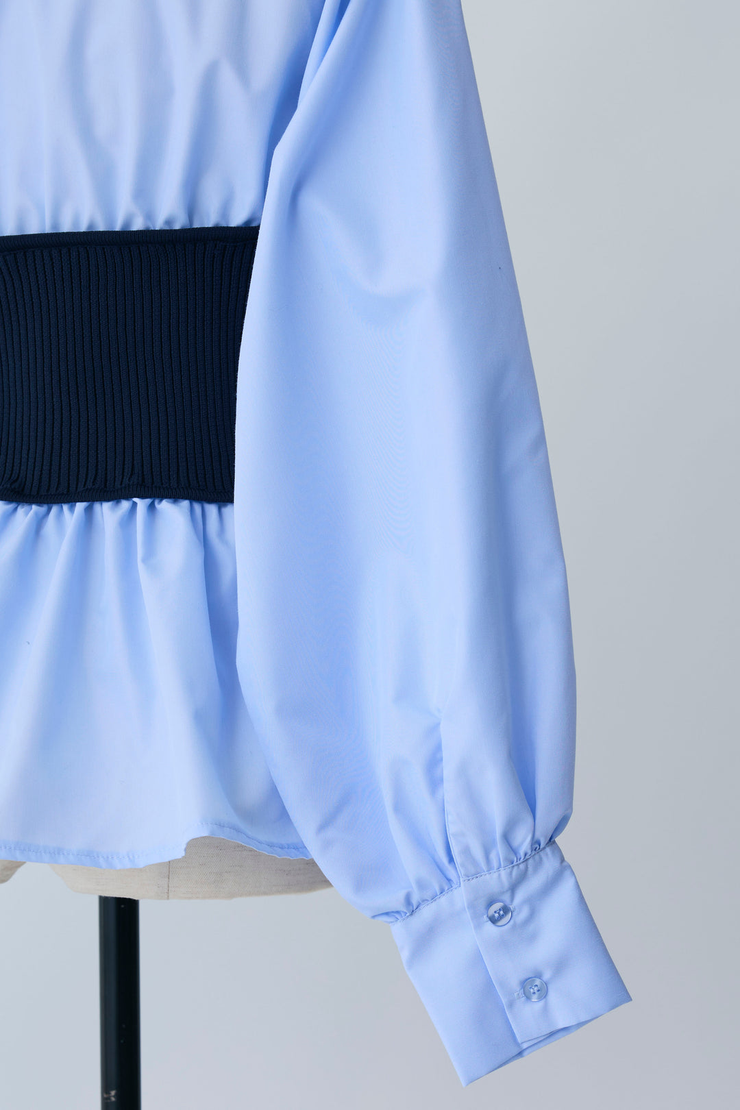 [予約]ビスチェニットドッキングペプラムブラウス