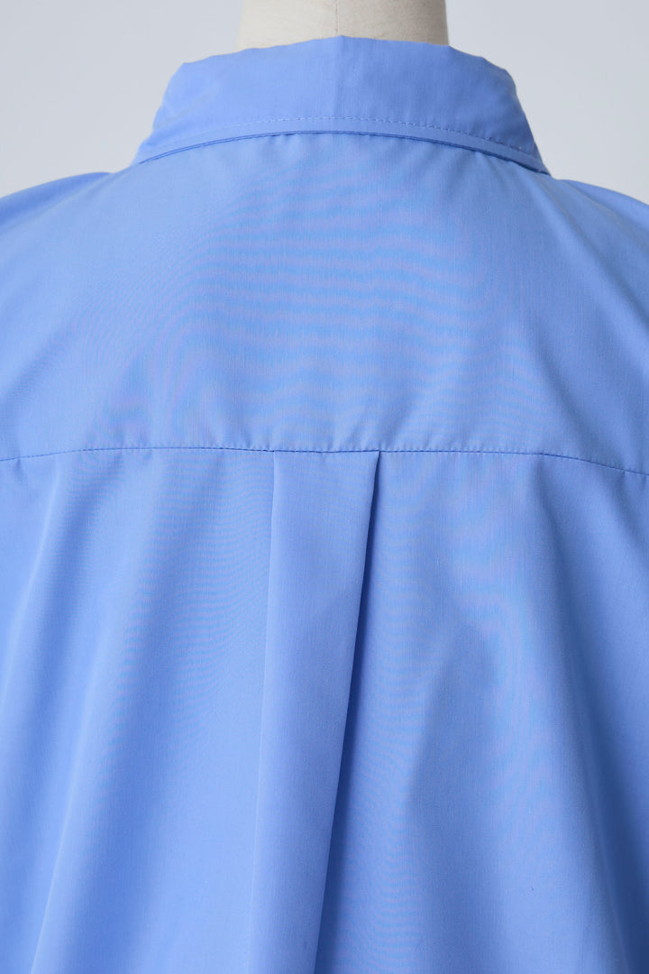 [予約]ミックスフリルピンタックサイドドロストブラウス