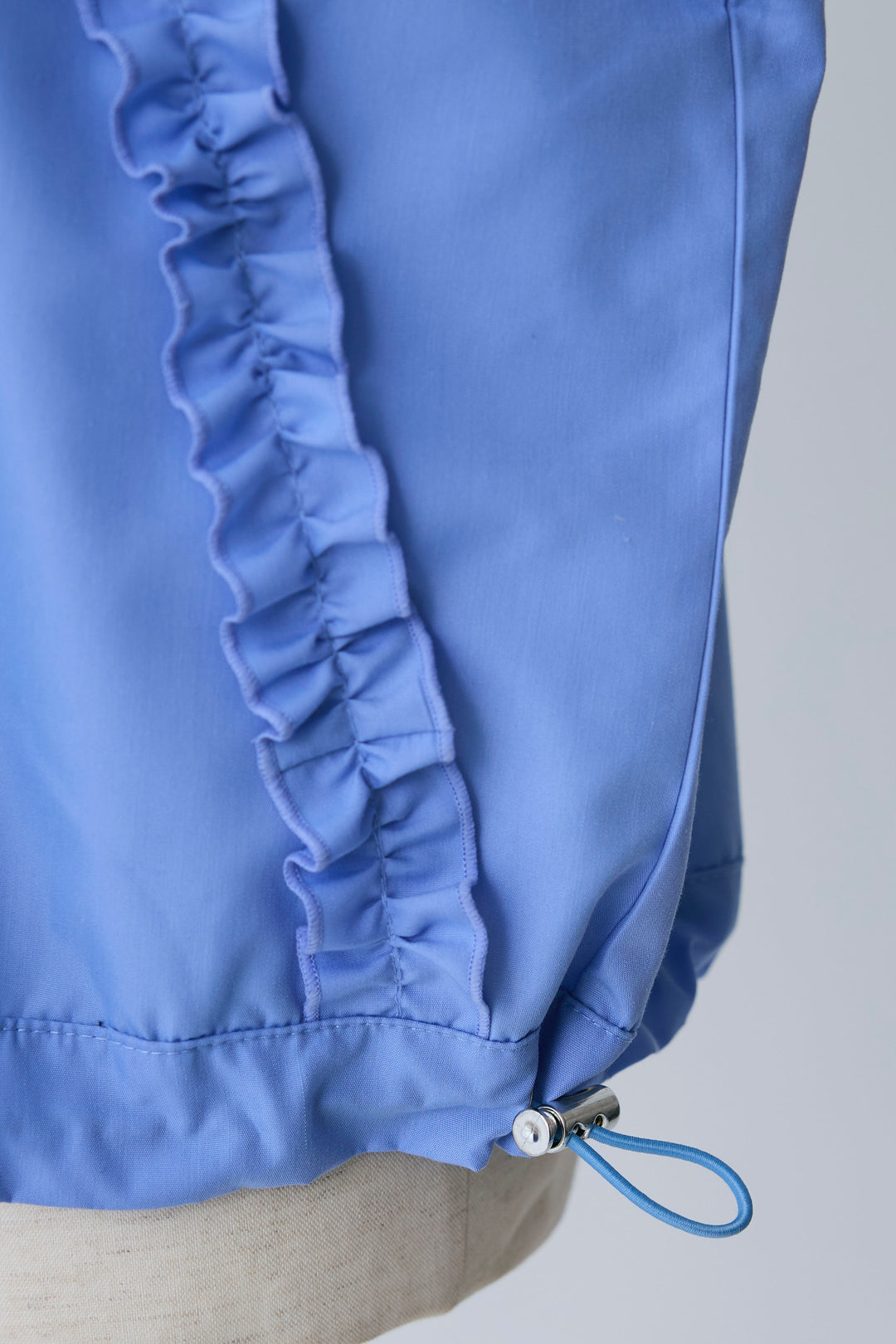 [予約]ミックスフリルピンタックサイドドロストブラウス