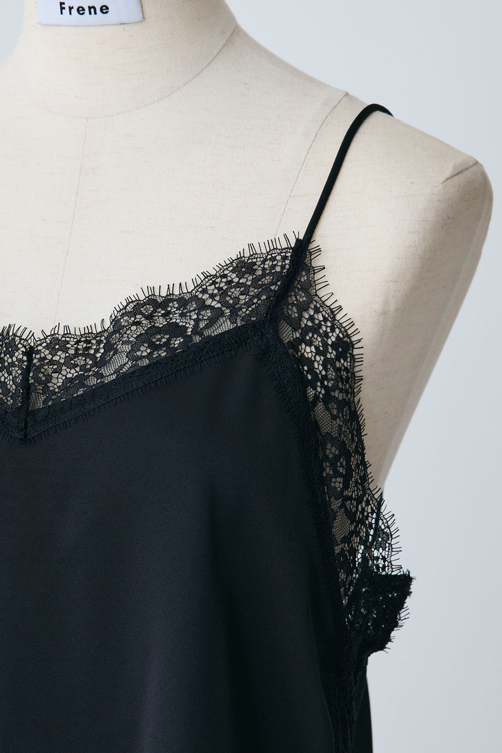 [予約]マットサテンレースキャミソール