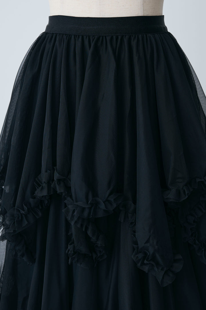 [予約]ムードチュールフリルスカート