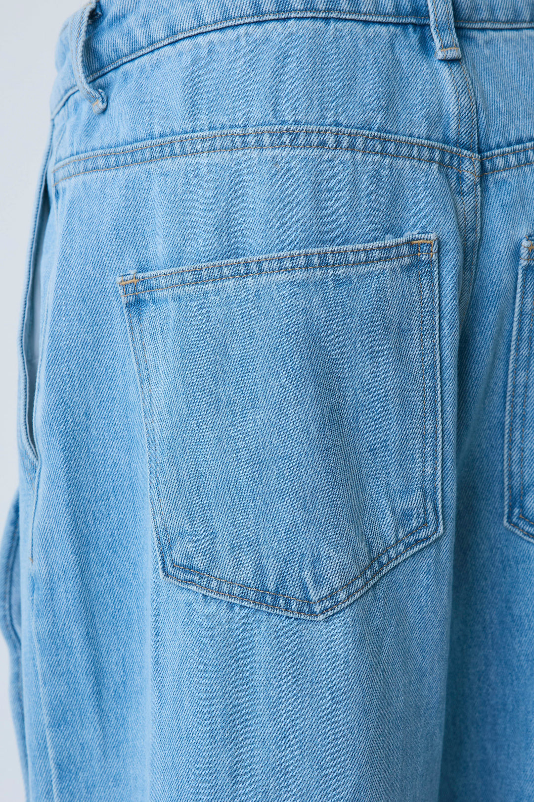 [予約]フリルウェーブデニムパンツ