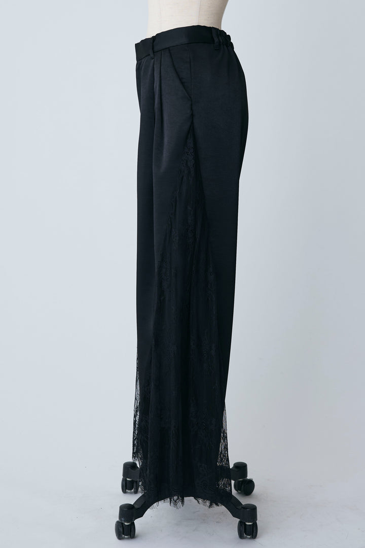 [予約]サイドレースデザインリラックスパンツ