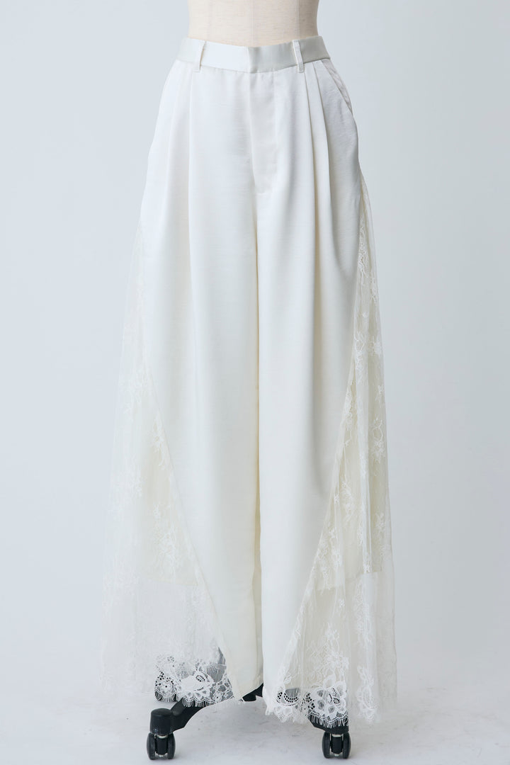 [予約]サイドレースデザインリラックスパンツ