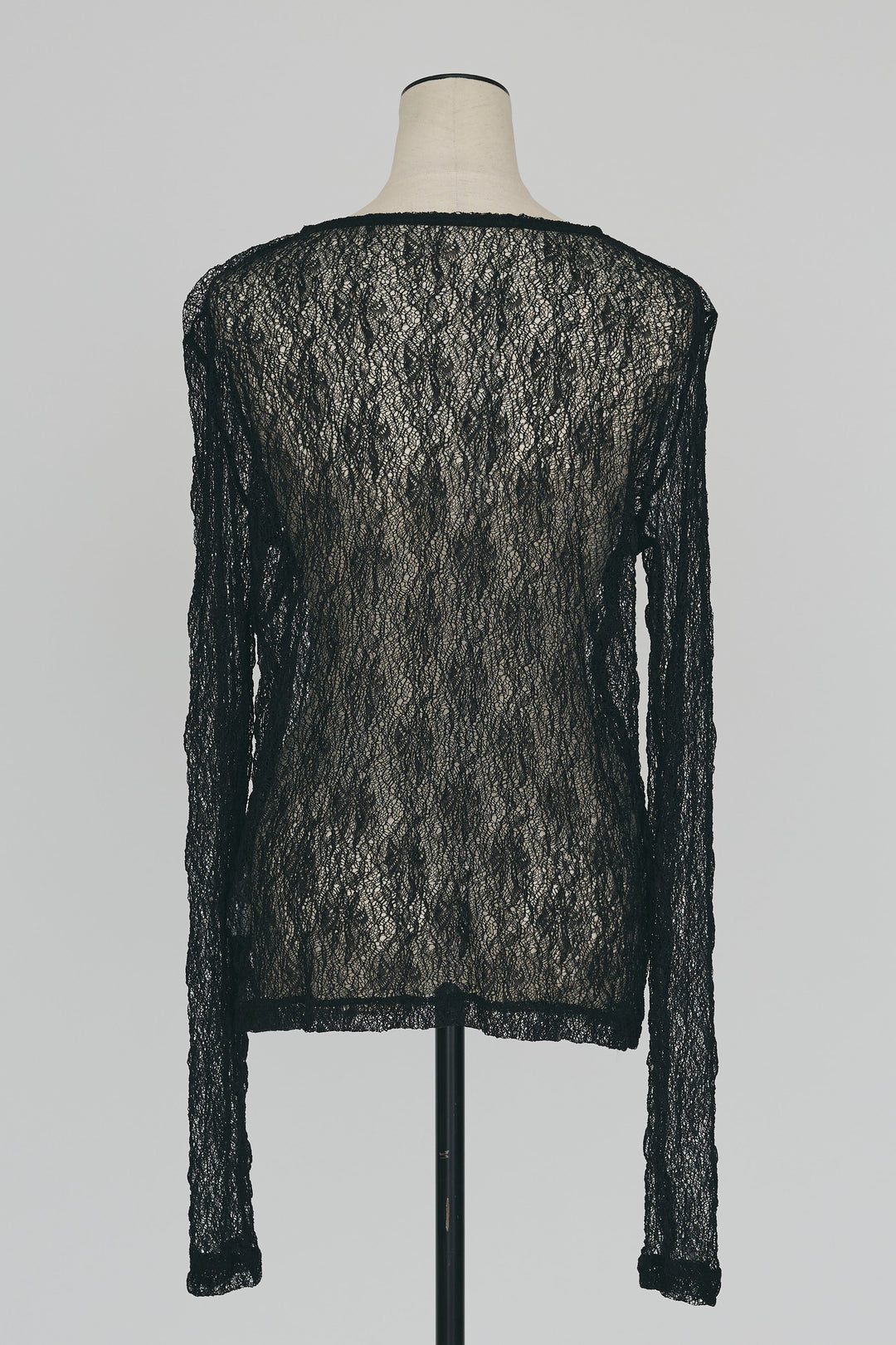 [予約]ストレッチ繊細レーストップス