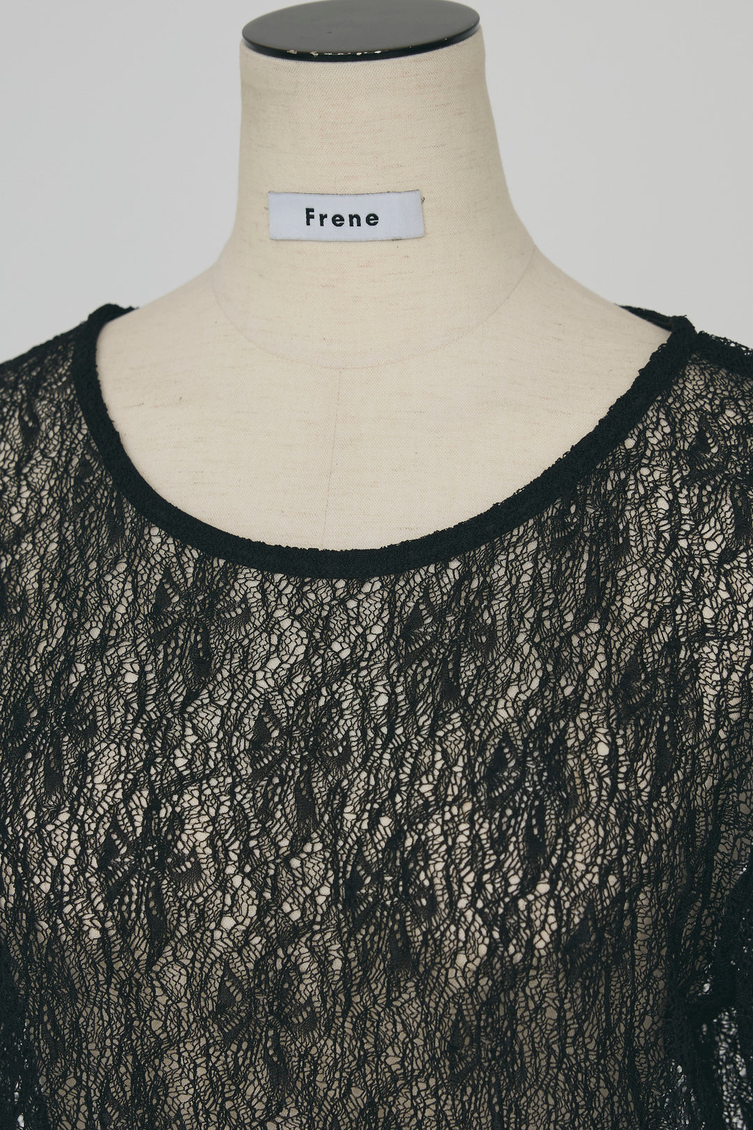 [予約]ストレッチ繊細レーストップス