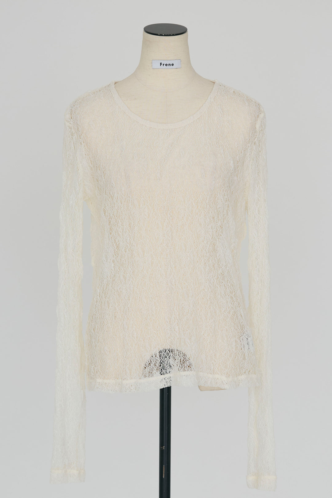 [予約]ストレッチ繊細レーストップス