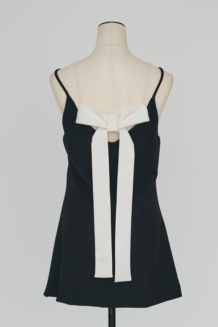 [予約]バックリボン美シルエットキャミチュニック