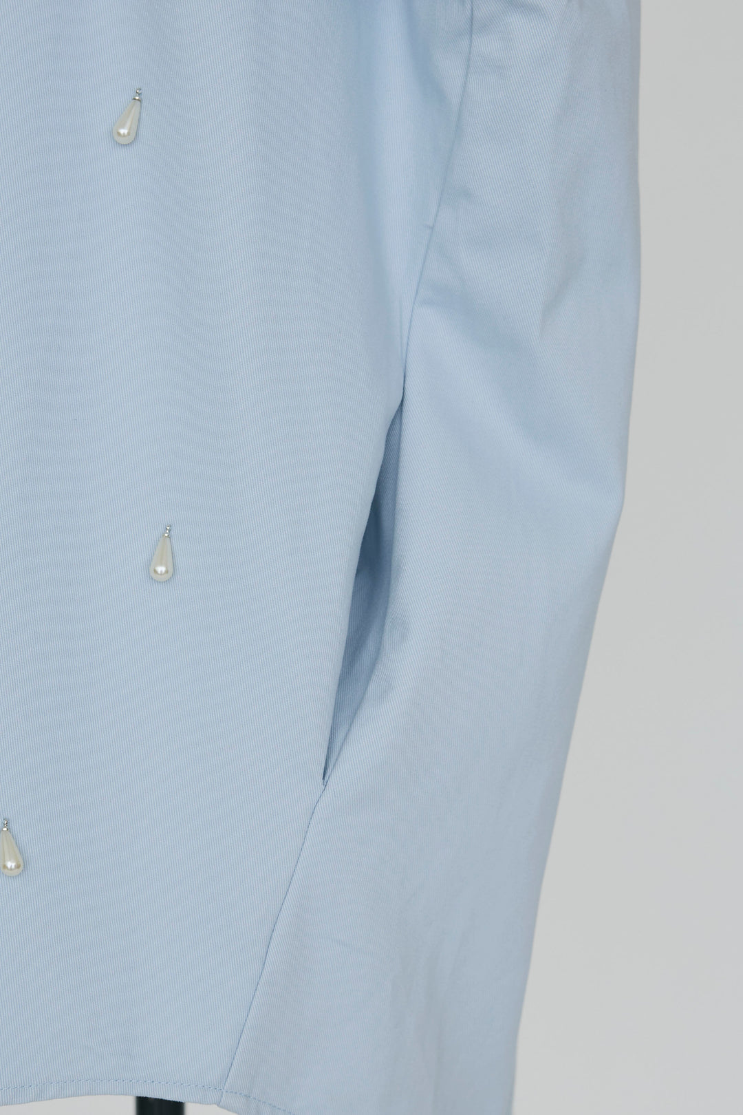 [予約]雫パールデザインオーバーシャツ