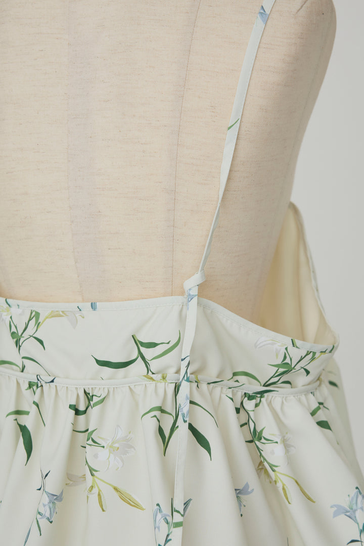 [予約]シックフラワービスチェキャミソール