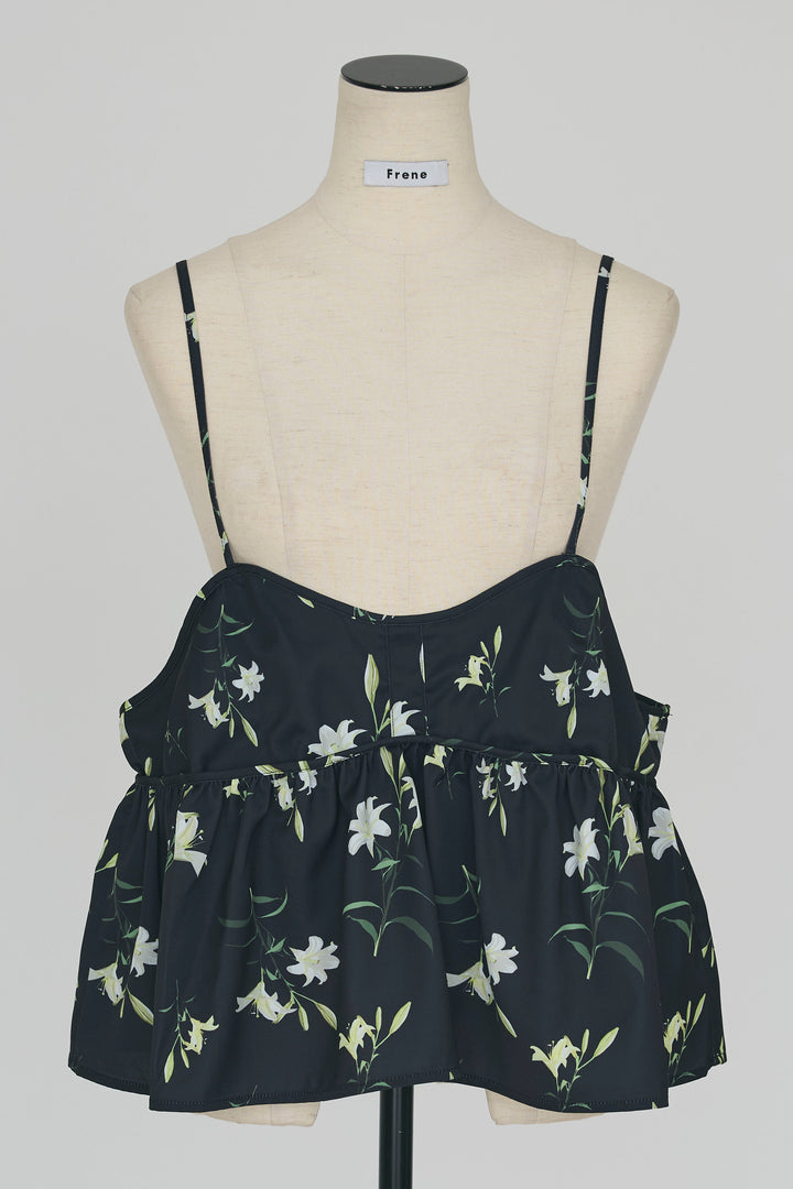 [予約]シックフラワービスチェキャミソール