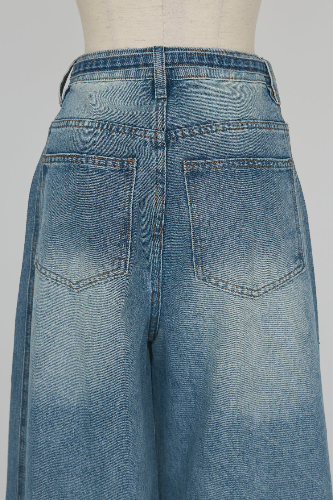 [予約]ラインストーン美ラインデニム