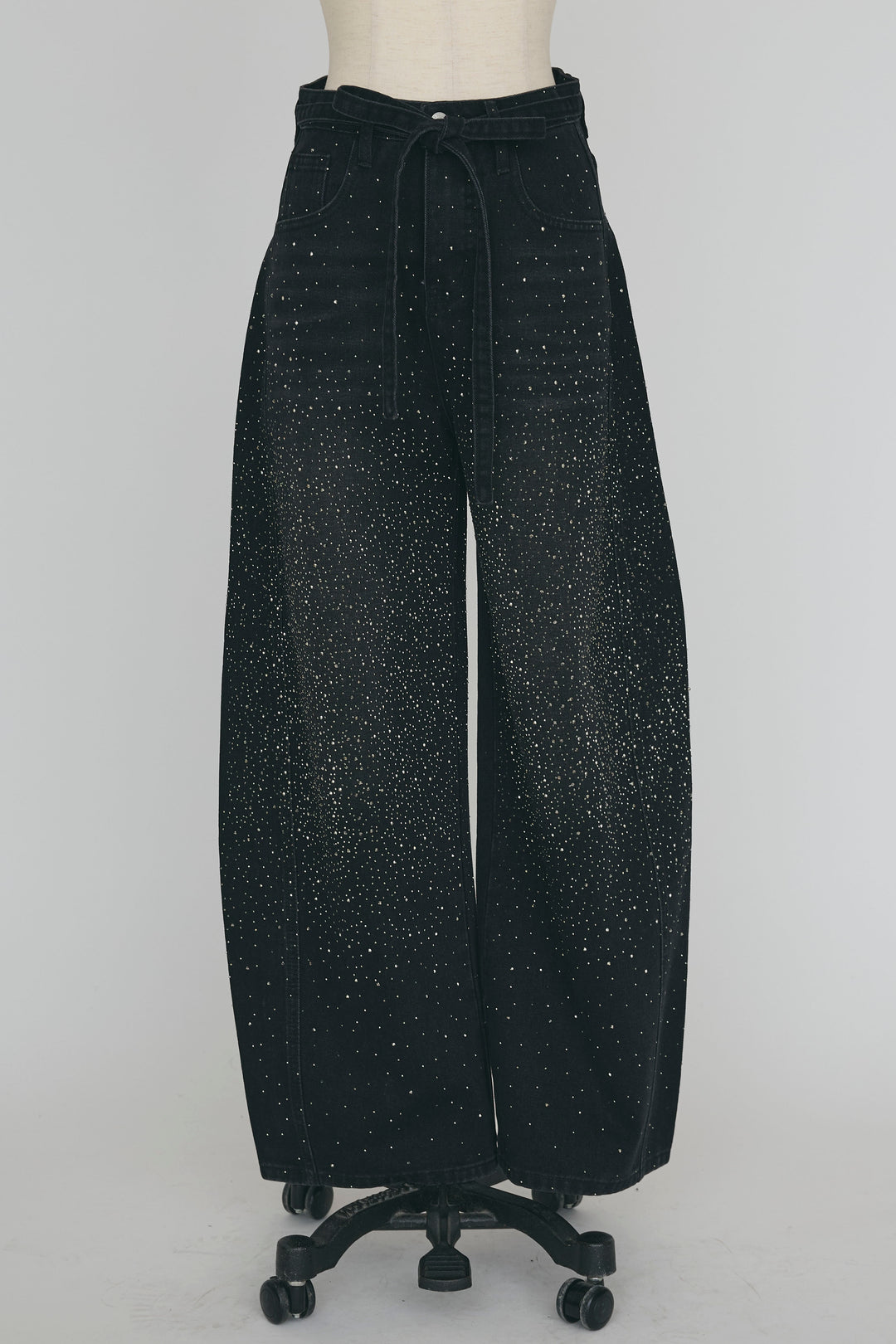 [予約]ラインストーン美ラインデニム