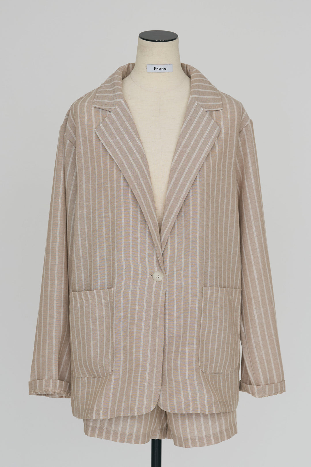 [予約]ストライプライトジャケットセットアップ