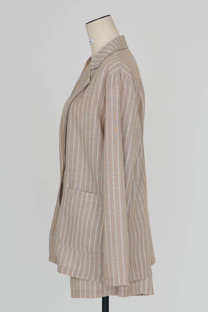 [予約]ストライプライトジャケットセットアップ