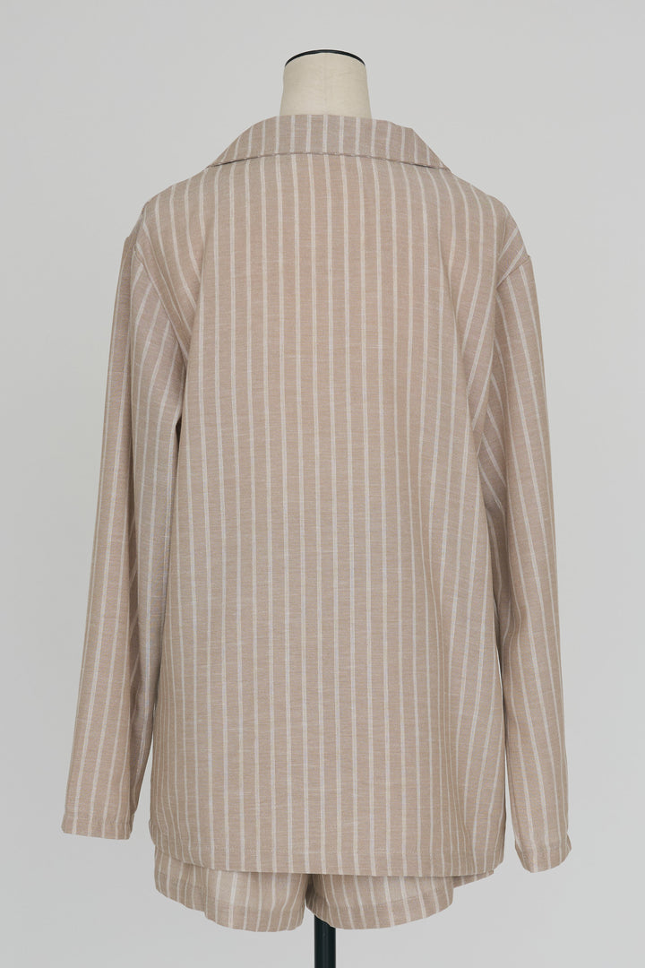 [予約]ストライプライトジャケットセットアップ