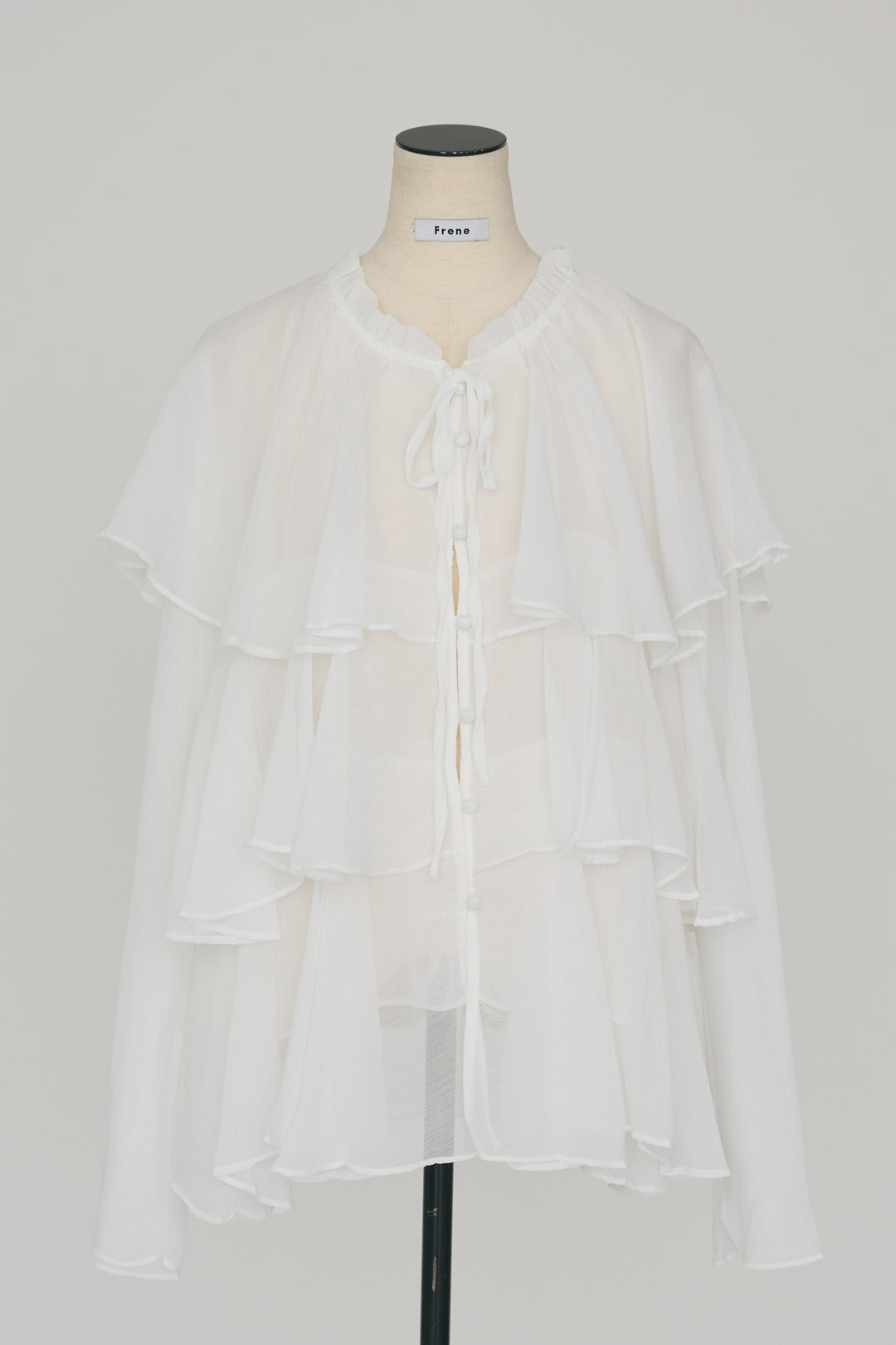 [予約]エアリーシフォンティアードブラウス