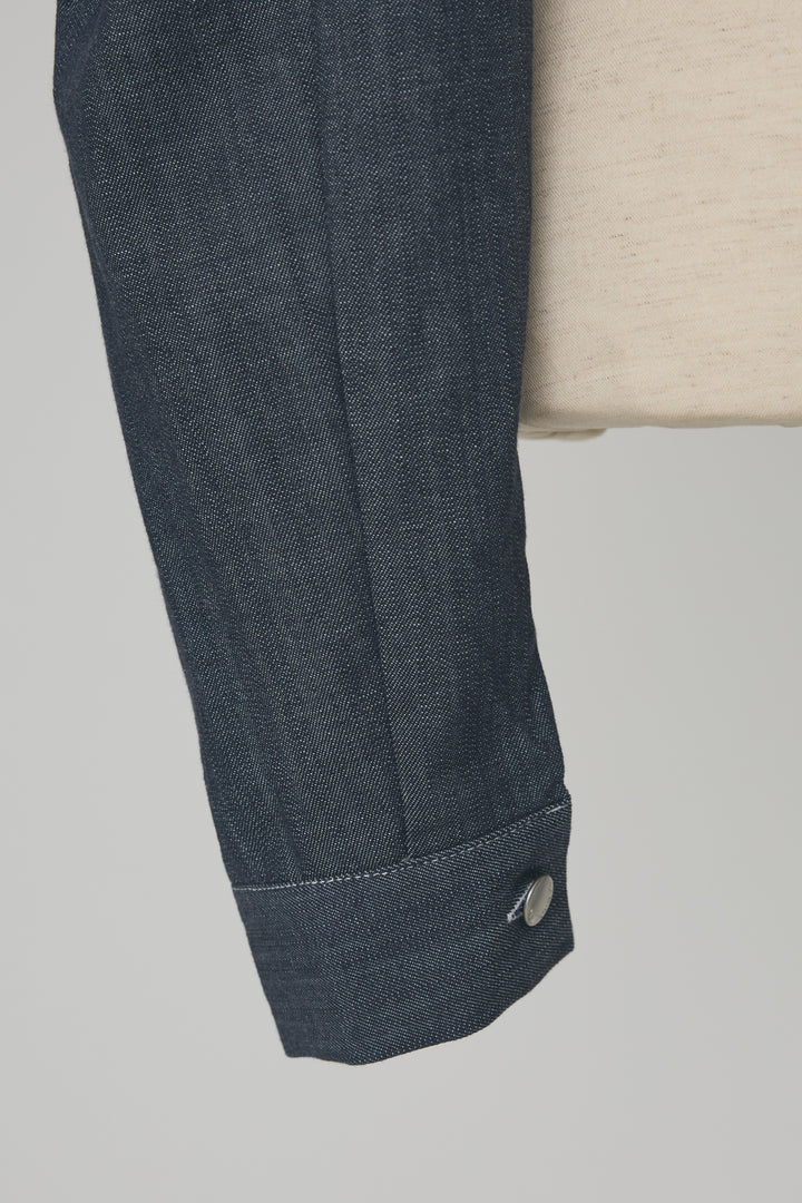 [予約]ステッチパフスリーブクロップドジャケット