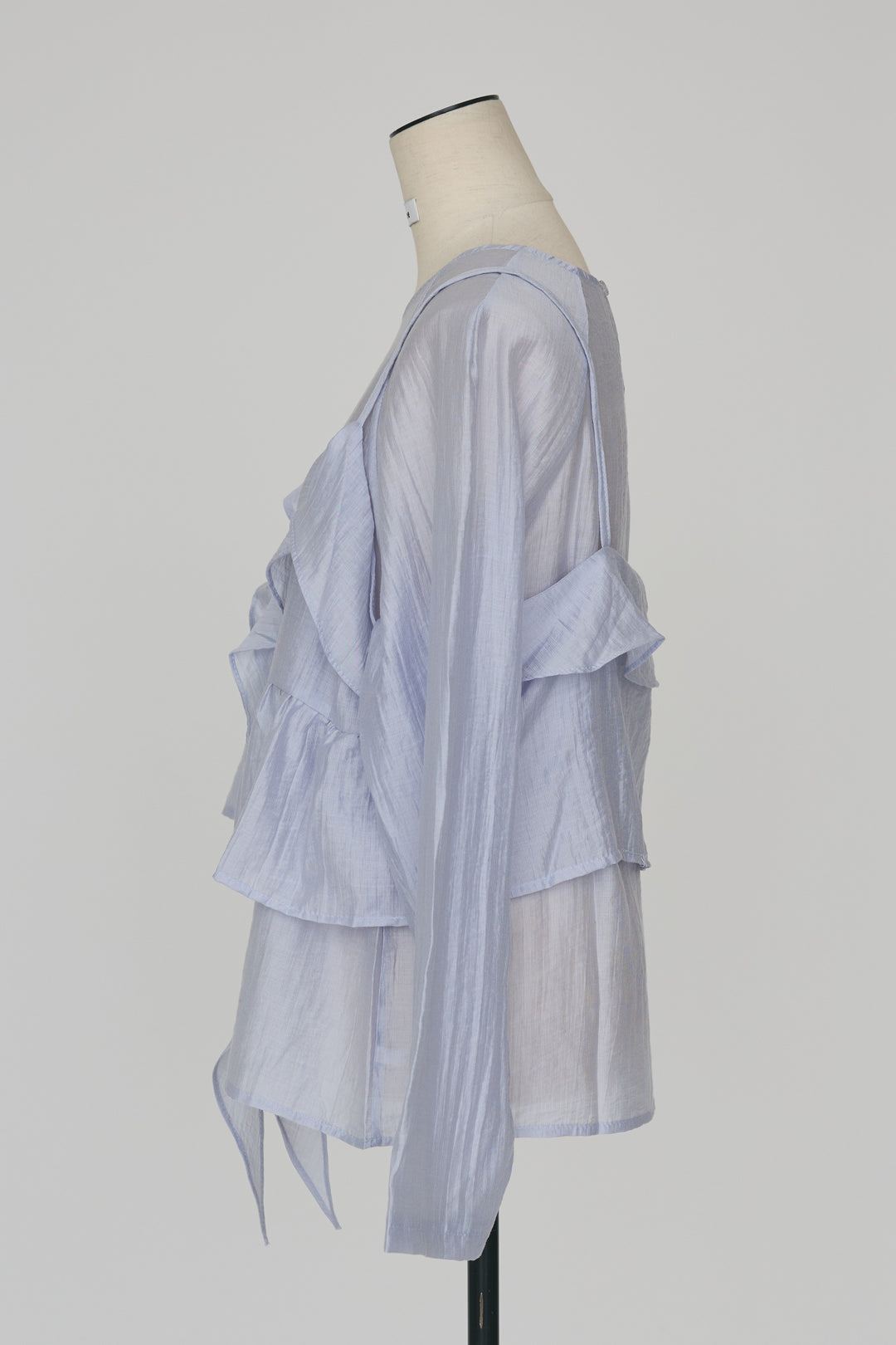 [予約]ドレープフリルシアーレーヤードトップス