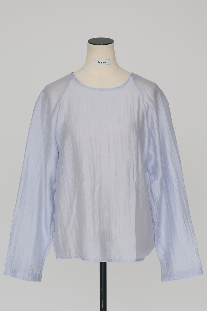 [予約]ドレープフリルシアーレーヤードトップス