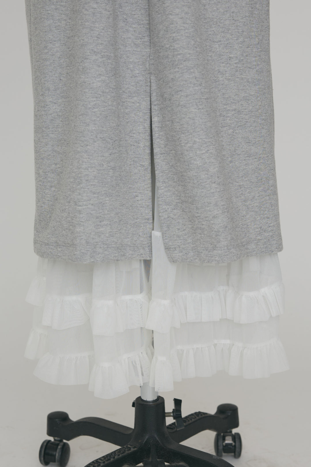 [予約]フリルヘムスウェットスリットスカート