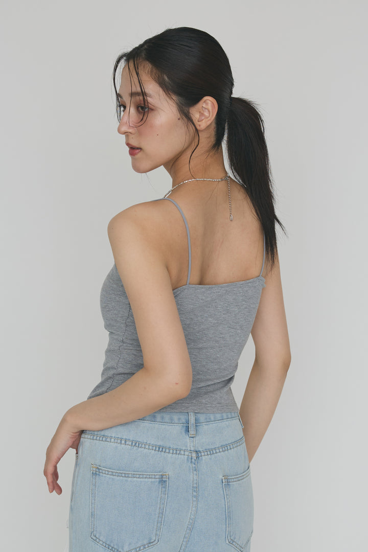 [予約]PAD入り華奢ストラップキャミ