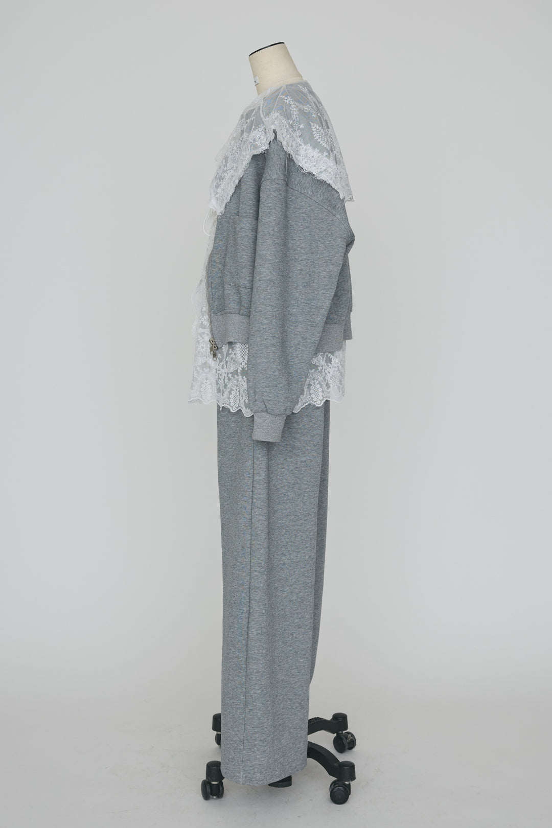 [予約]総レースカラーベストセットスウェットパンツセットアップ