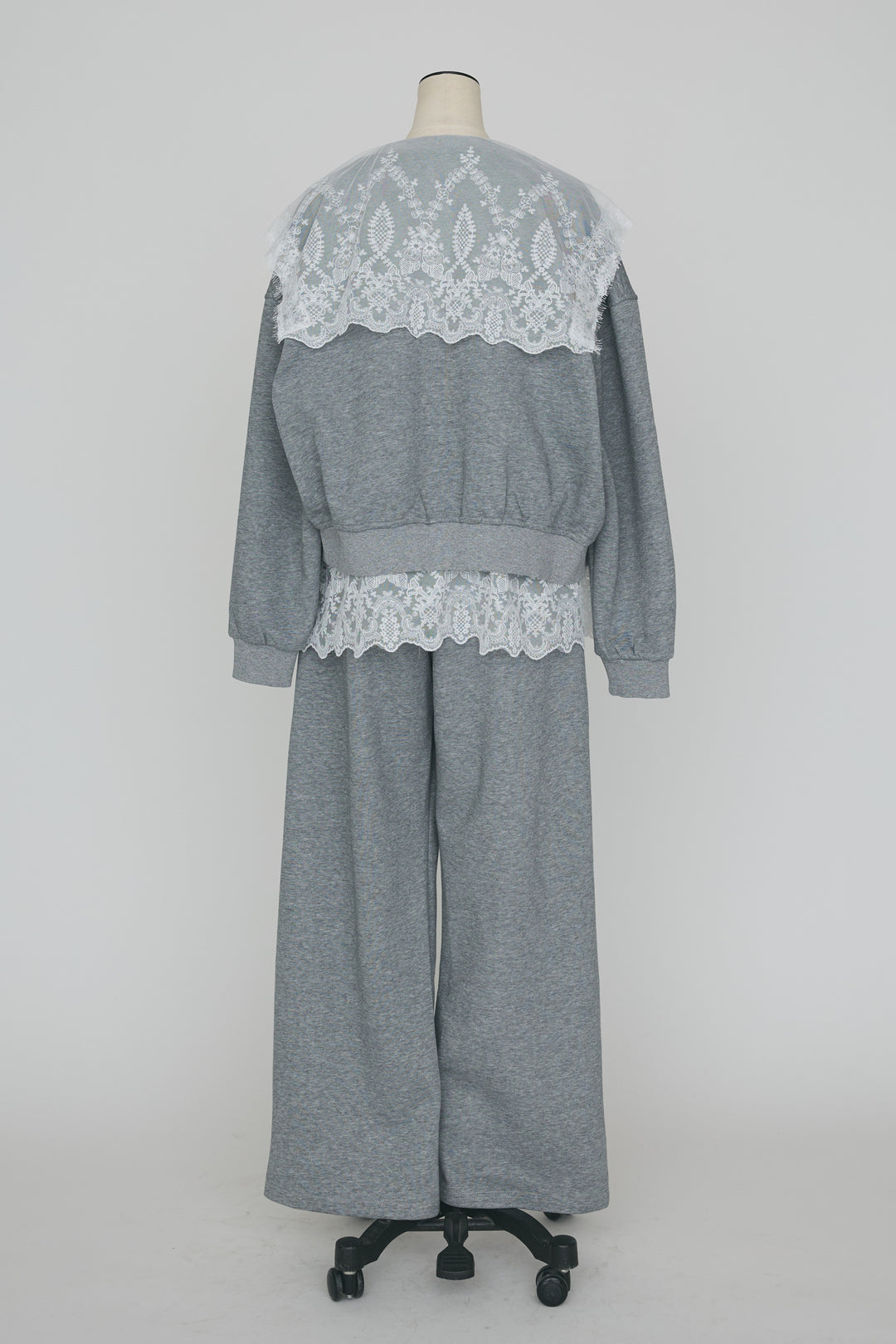 [予約]総レースカラーベストセットスウェットパンツセットアップ