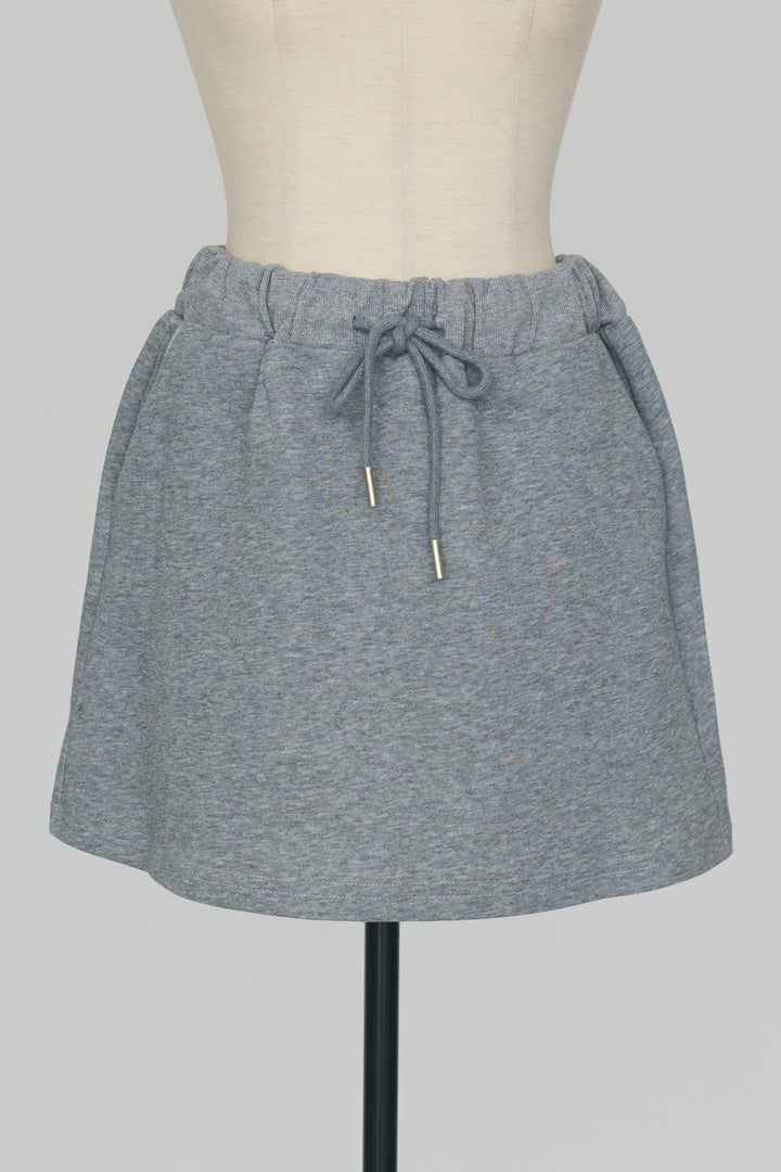 [予約]総レースカラーベストセットスウェットスカートセットアップ