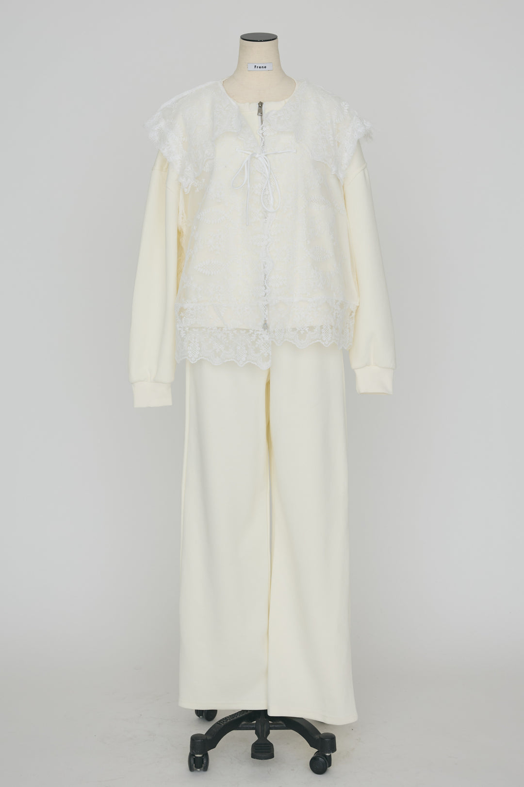 [予約]総レースカラーベストセットスウェットパンツセットアップ