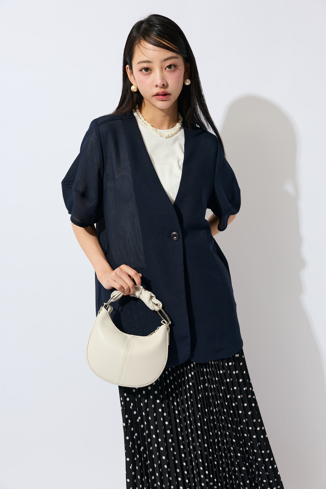[予約]メッシュパフスリーブシアージャケット